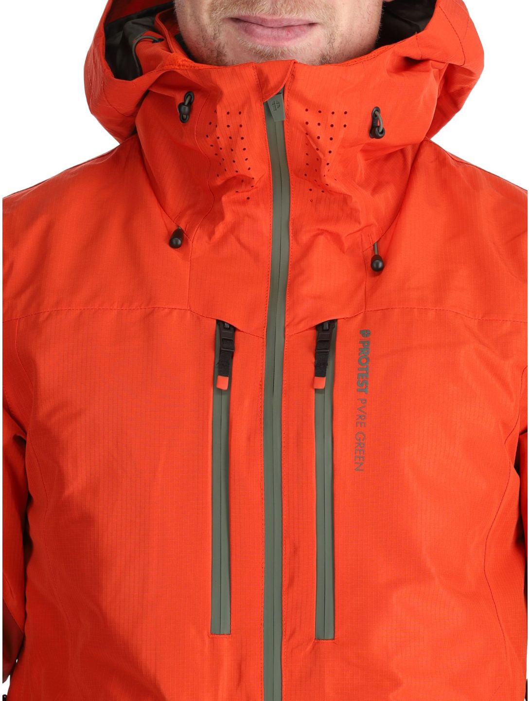 Protest, PRTBAKIE Skijacke Herren Burnt Orange orange, rot 