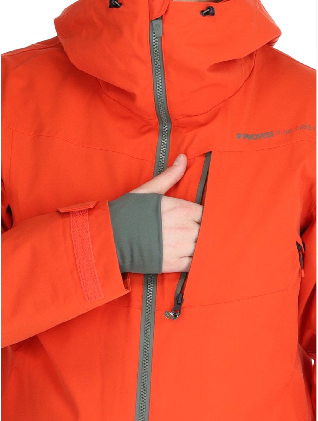 Protest, PRTBARRIC Skijacke Herren Burnt Oran orange 