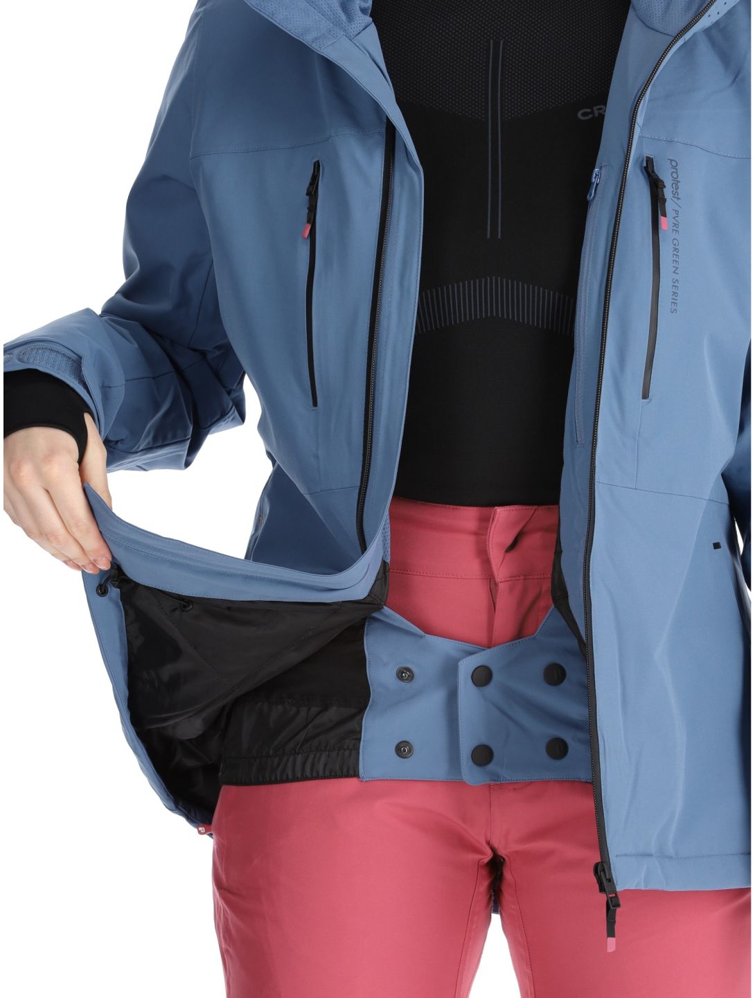 Protest, PRTBEVERLY Skijacke Damen Galaxy blau 