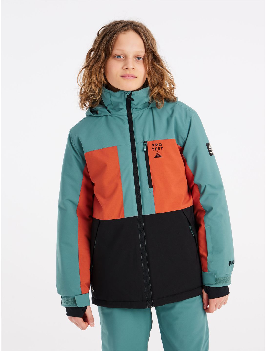 Protest, Prtbuzzerd Jr Skijacke Kinder Atlantic Green grün 