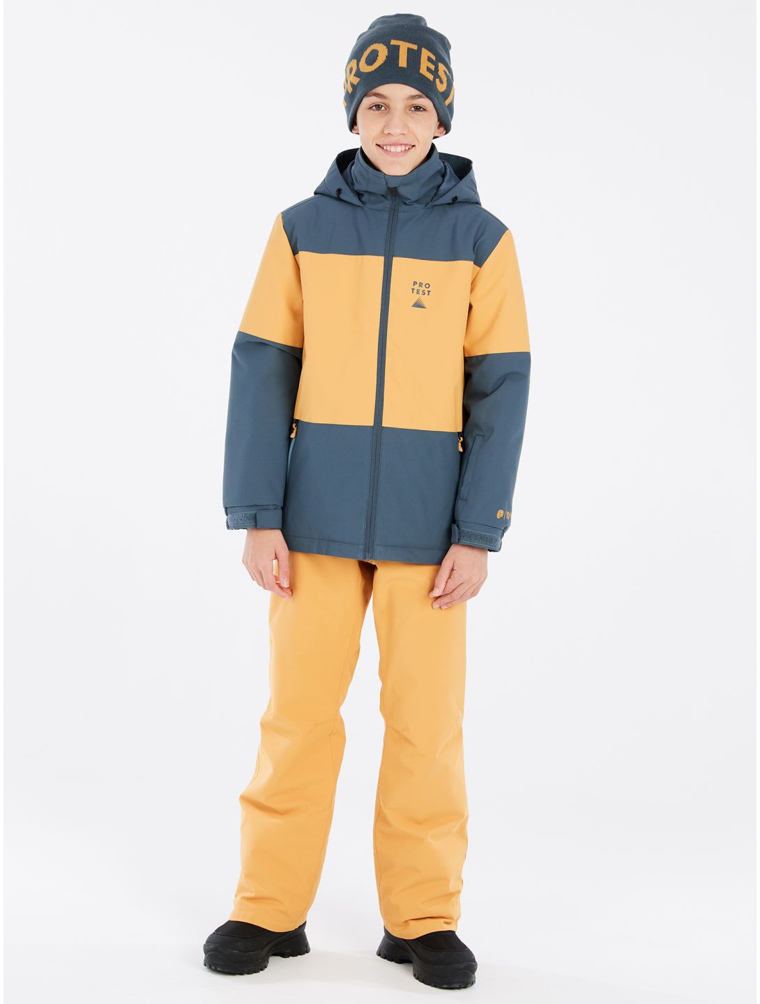 Protest, PRTDECKS JR Skijacke Kinder Yale Blue blau, gelb 