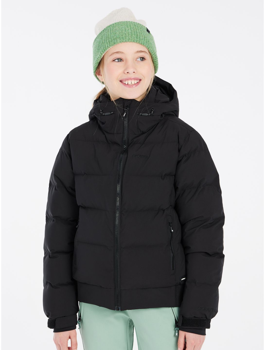 Protest, PRTELINY JR Skijacke Kinder True Black schwarz 