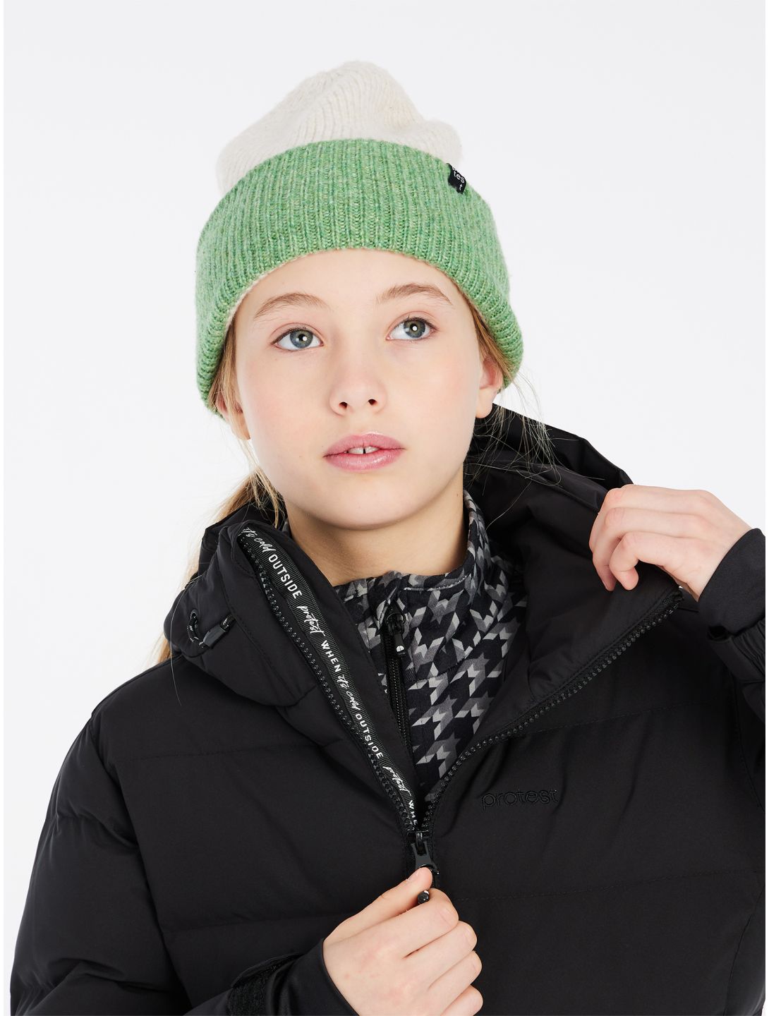 Protest, PRTELINY JR Skijacke Kinder True Black schwarz 