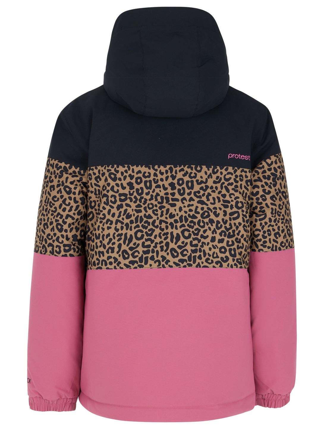 Protest, PRTFUGEE JR Skijacke Kinder Rose Dust rosa, schwarz 