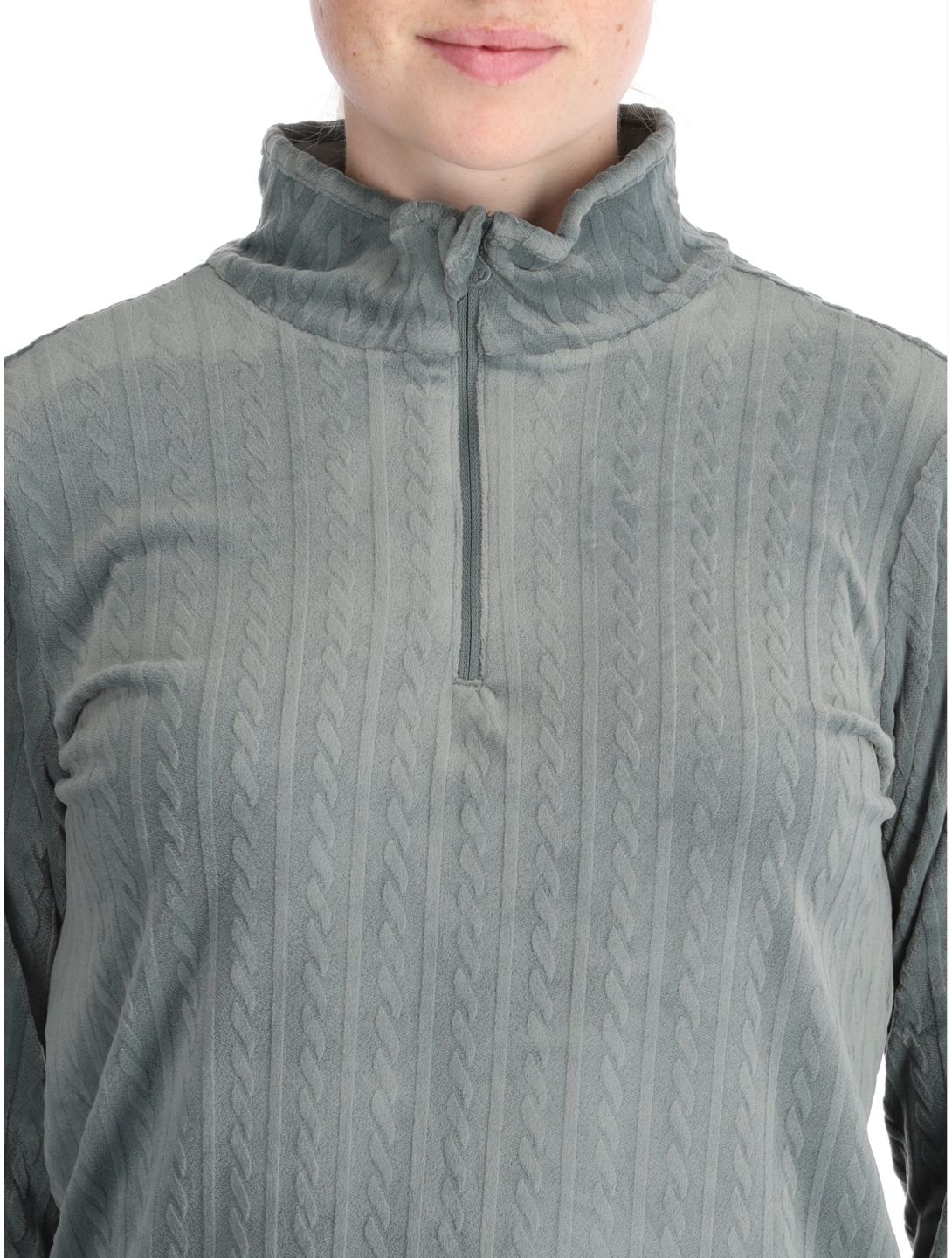 Protest, PRTGAIL 1/4 zip Pullover Damen Evergreen grün 