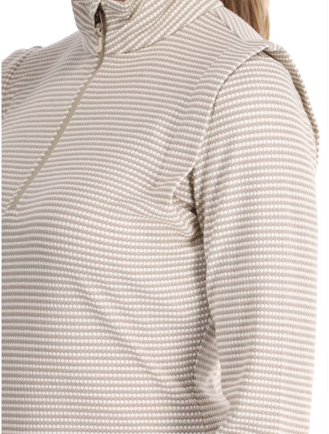 Protest, PRTIVORY 1/4 zip Pullover Damen Bamboo Beige beige 