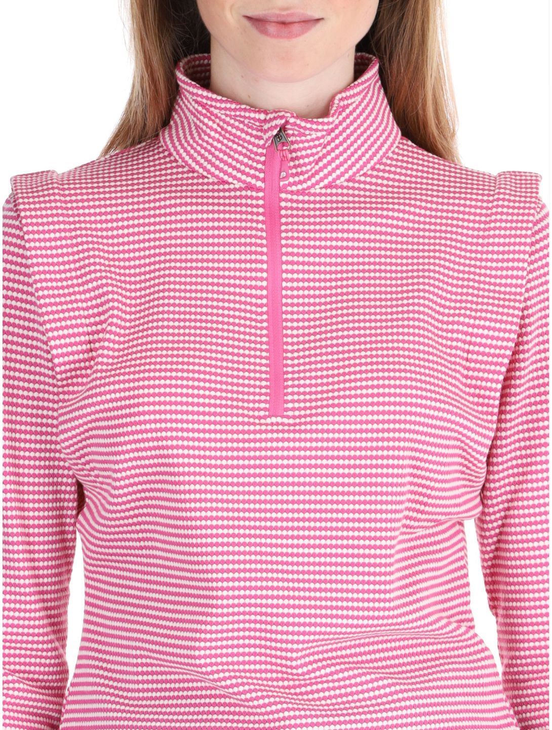 Protest, PRTIVORY 1/4 zip Pullover Damen Foxy Pink rosa 