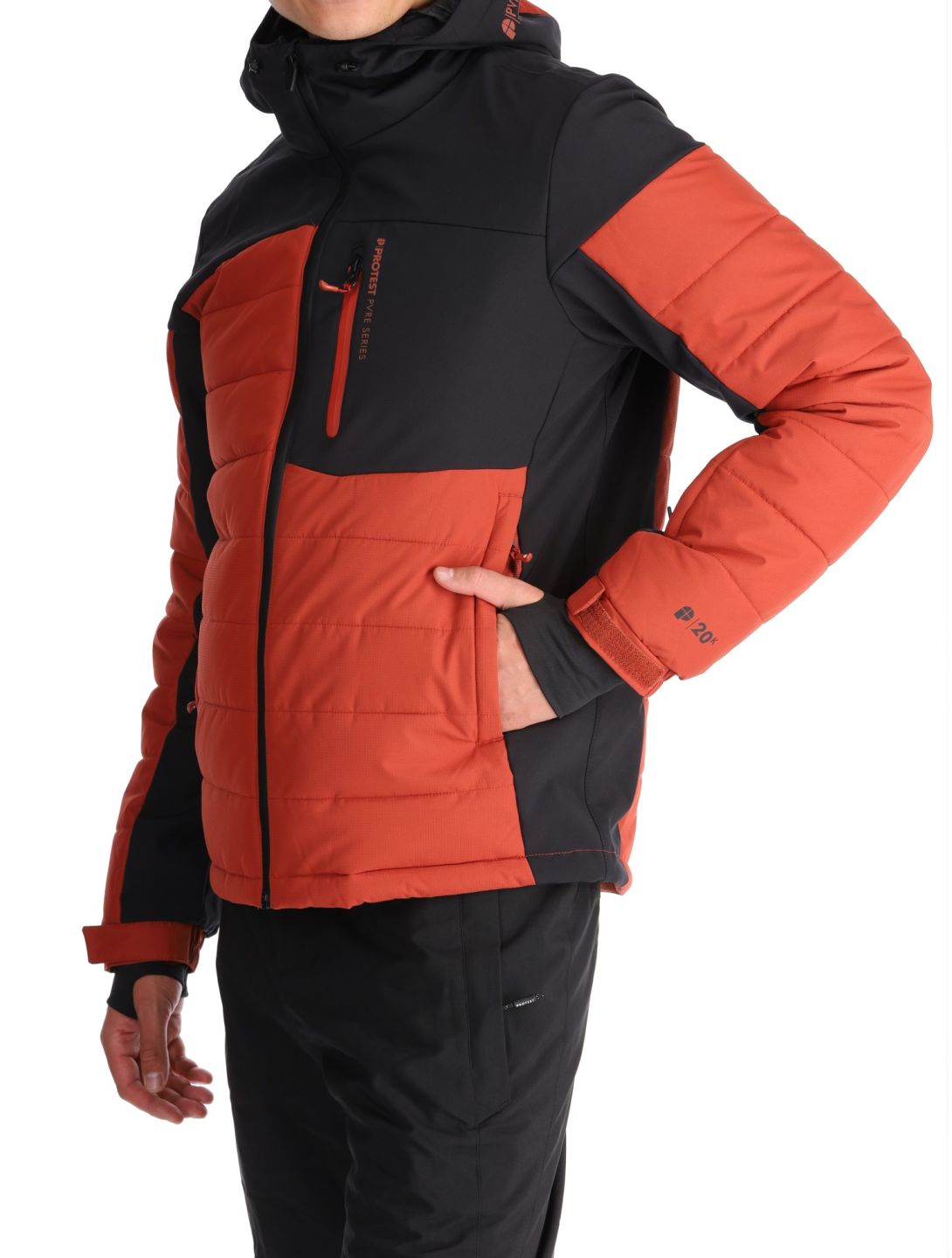 Protest, PRTMOUNT24 Skijacke Herren Barn Red rot 