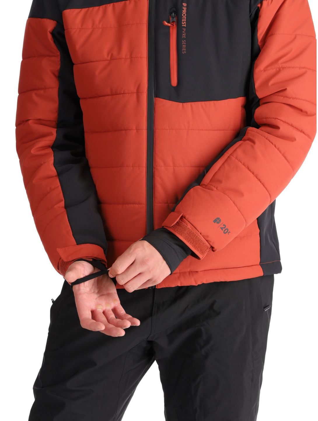 Protest, PRTMOUNT24 Skijacke Herren Barn Red rot 