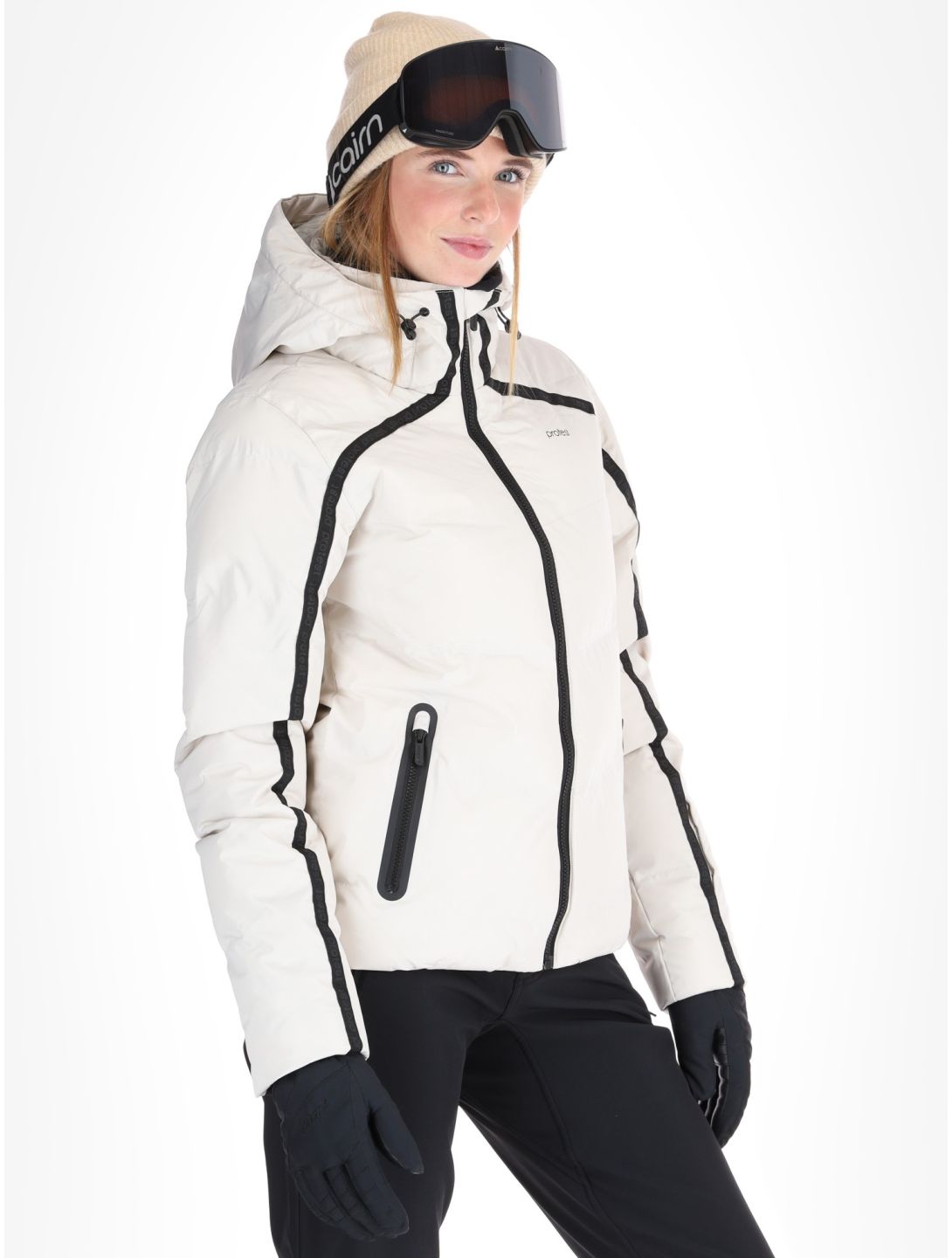 Protest, PRTONYX Skijacke Damen Kitoff White weiß 