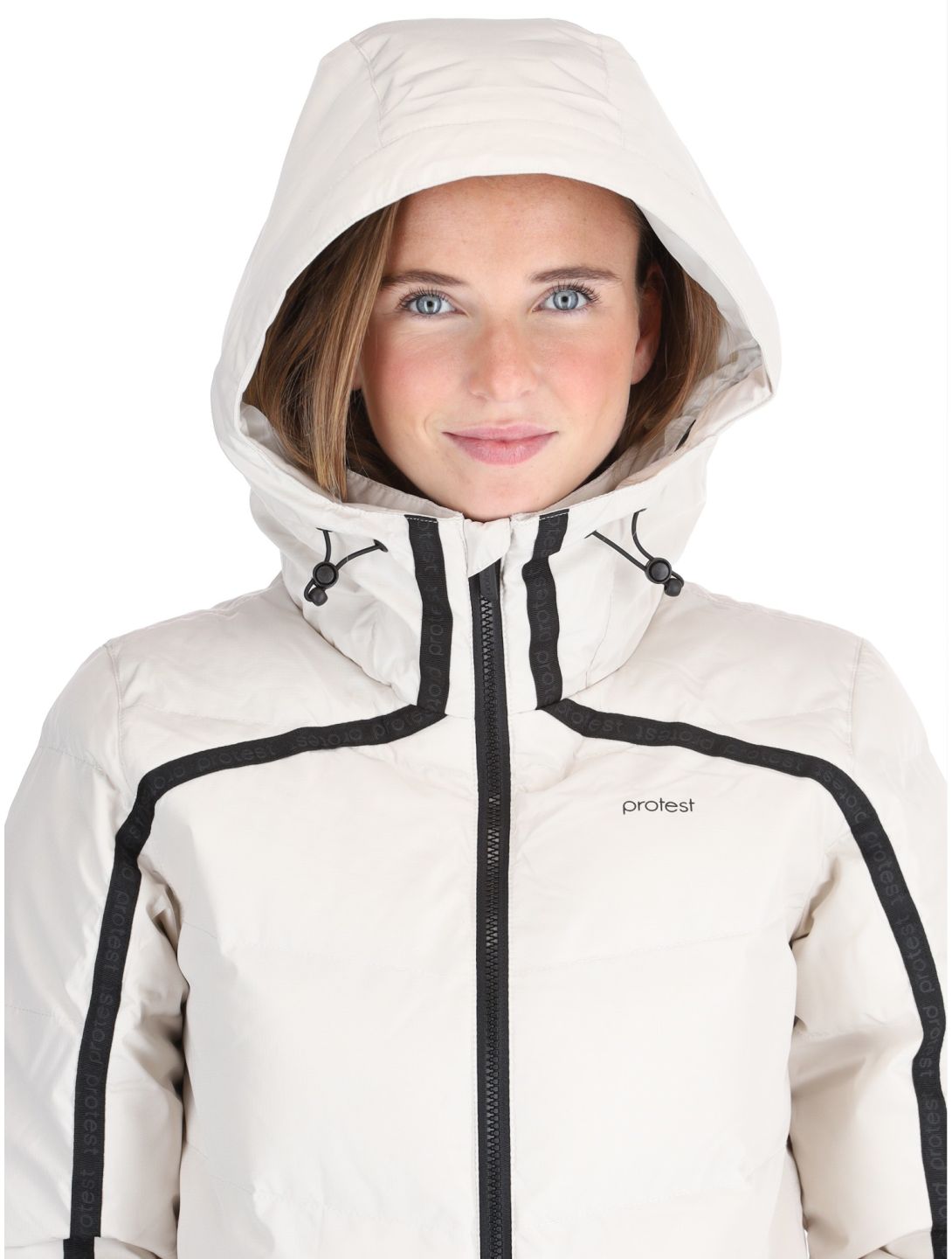 Protest, PRTONYX Skijacke Damen Kitoff White weiß 