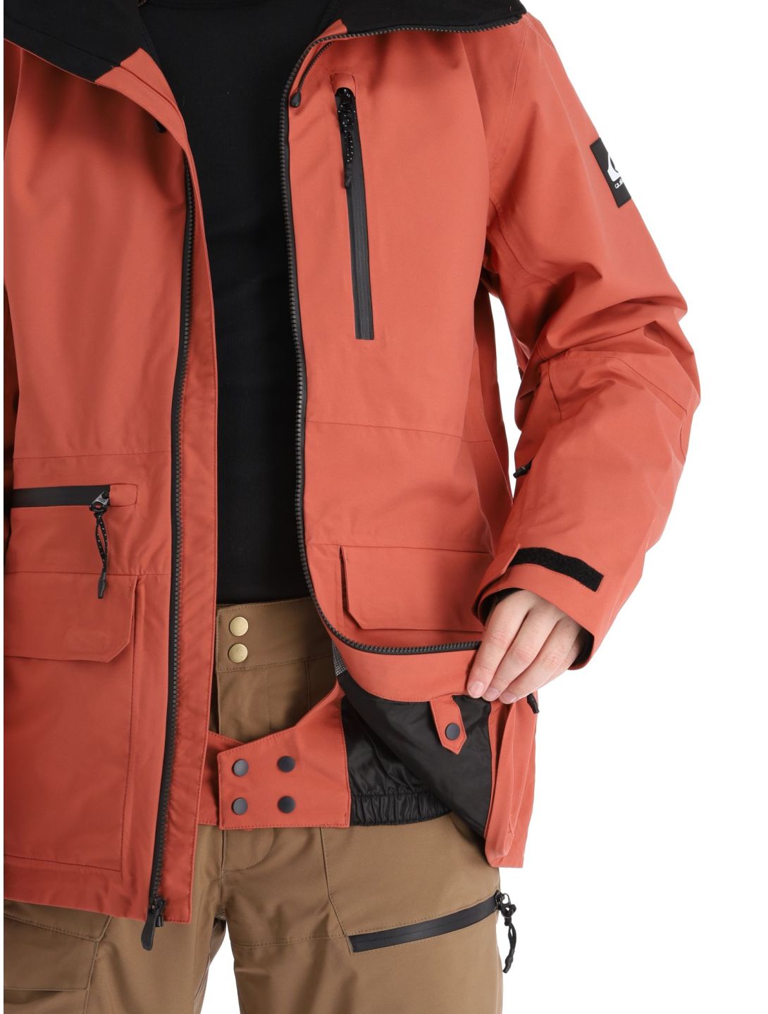 Quiksilver, Carlson Skijacke Herren Marsala rot 