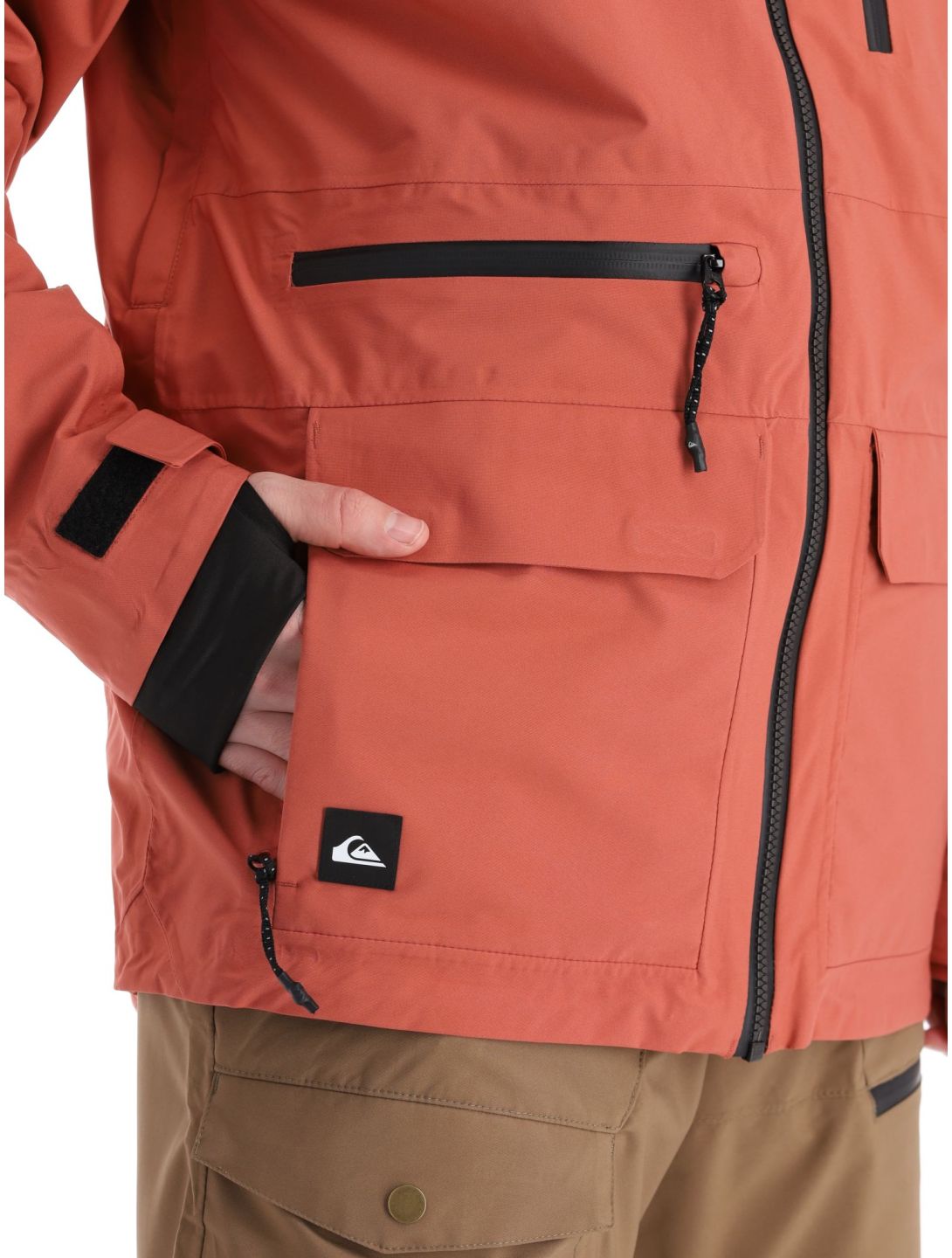 Quiksilver, Carlson Skijacke Herren Marsala rot 