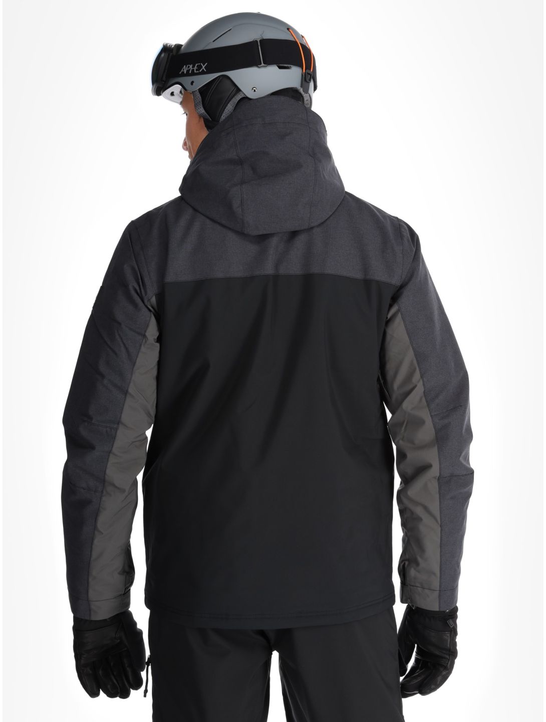 Quiksilver, Dawson Skijacke Herren True Black grau, schwarz 