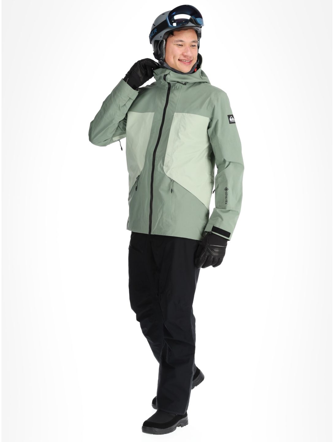 Quiksilver, Forever Strecht Gore-Tex Skijacke Herren Sea Spray grün 