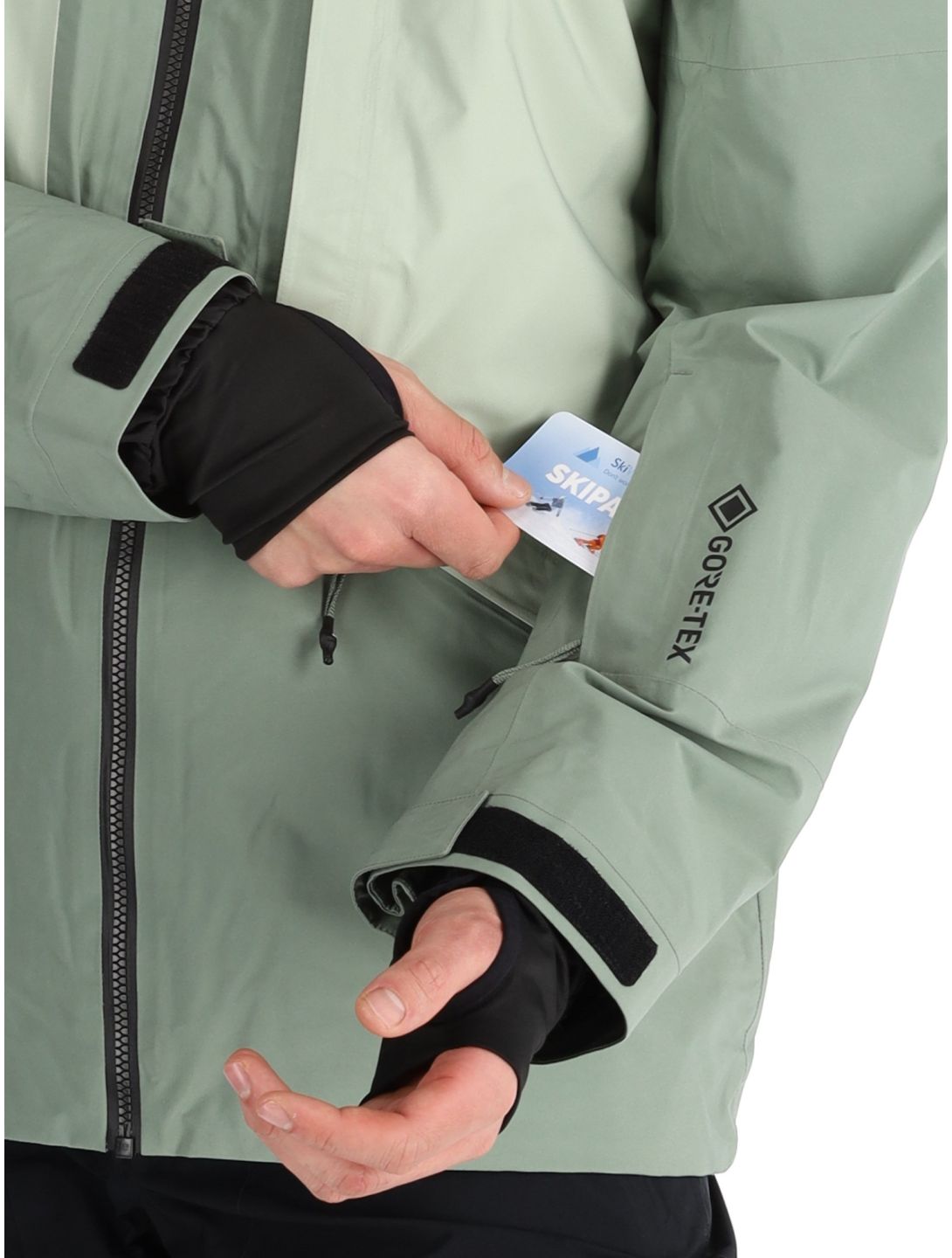 Quiksilver, Forever Strecht Gore-Tex Skijacke Herren Sea Spray grün 