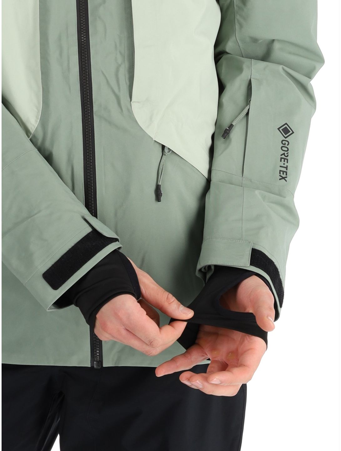 Quiksilver, Forever Strecht Gore-Tex Skijacke Herren Sea Spray grün 