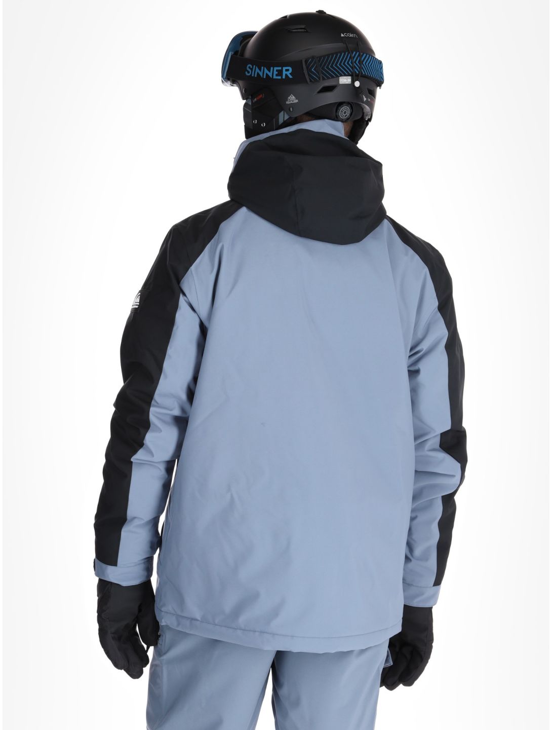 Quiksilver, Mission Block Skijacke Herren Flint Stone grau, schwarz 