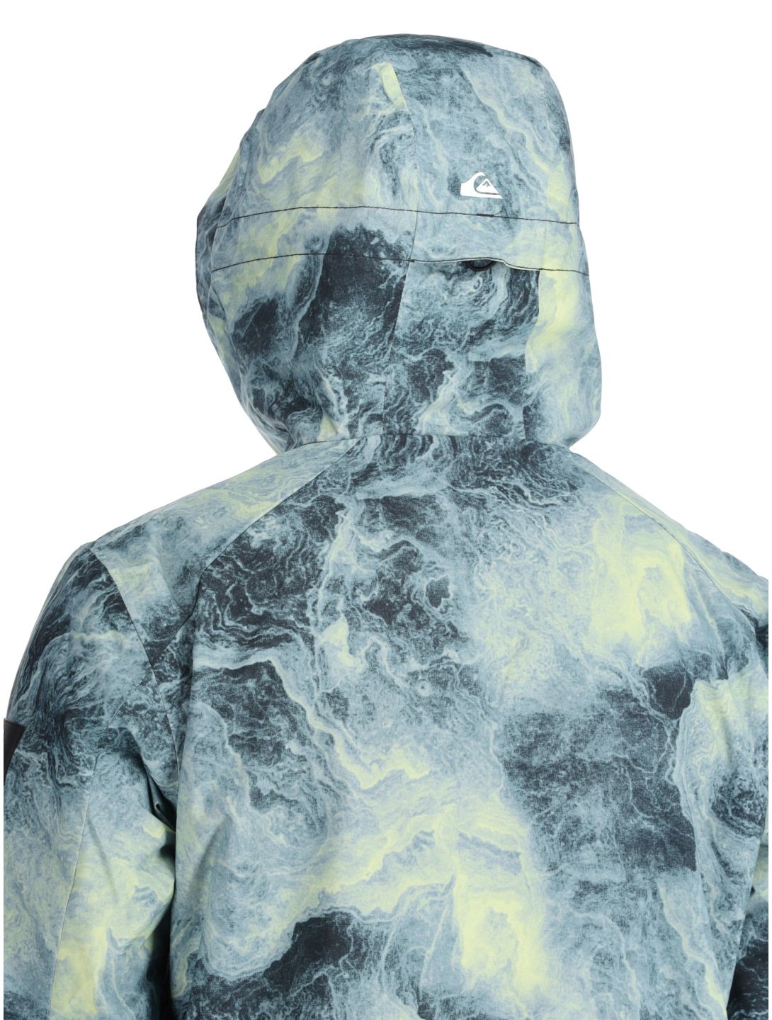 Quiksilver, Mission Printed Skijacke Herren Space Stone Celery Green grün 