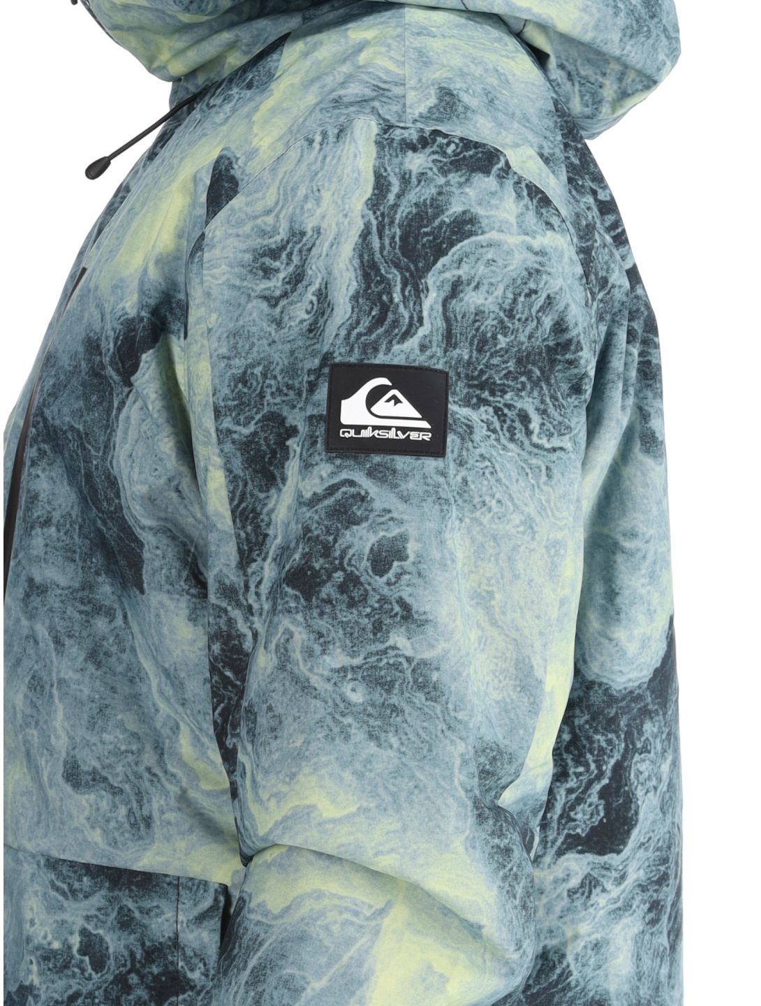 Quiksilver, Mission Printed Skijacke Herren Space Stone Celery Green grün 