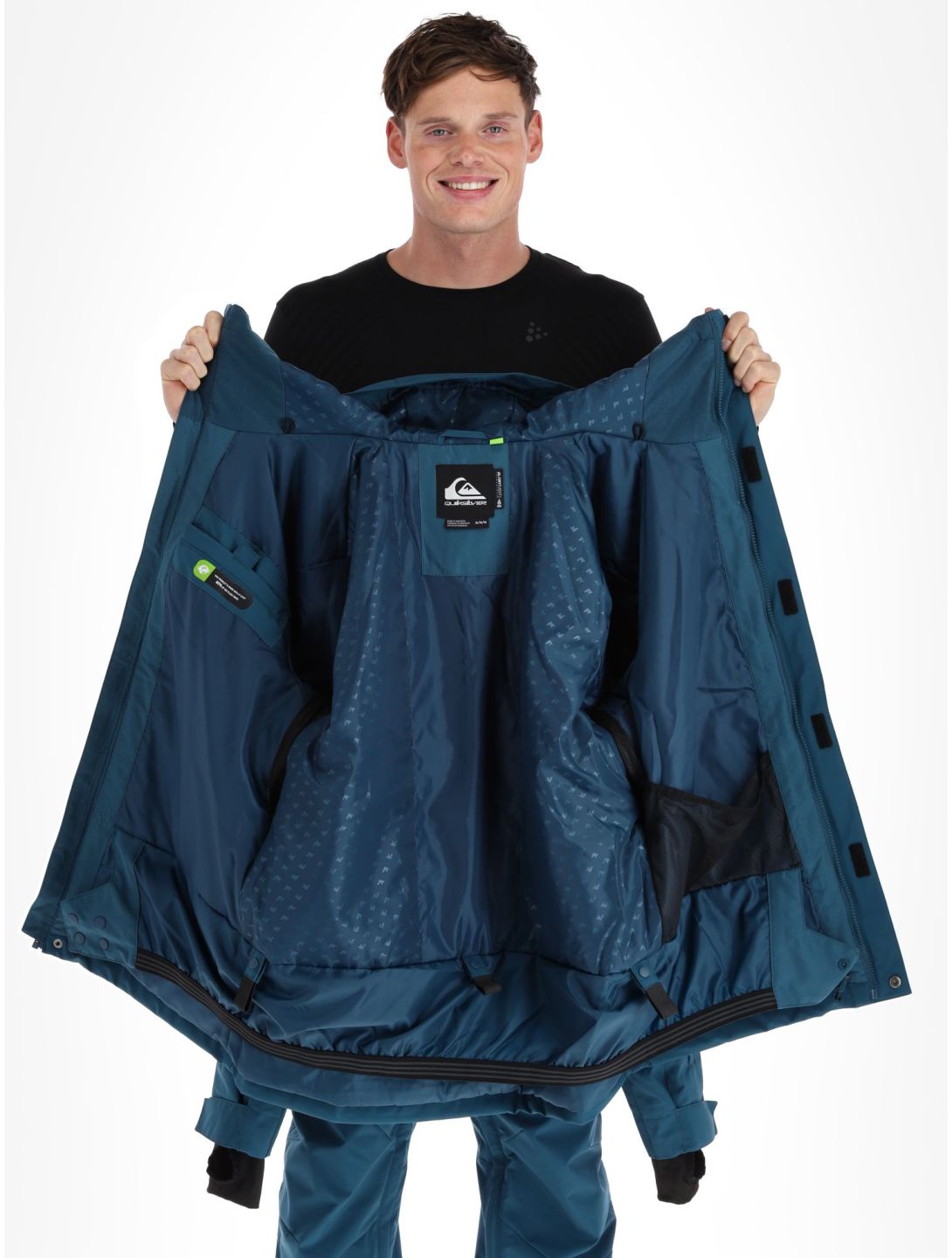 Quiksilver, Mission Solid Skijacke Herren Majolica Blue blau 