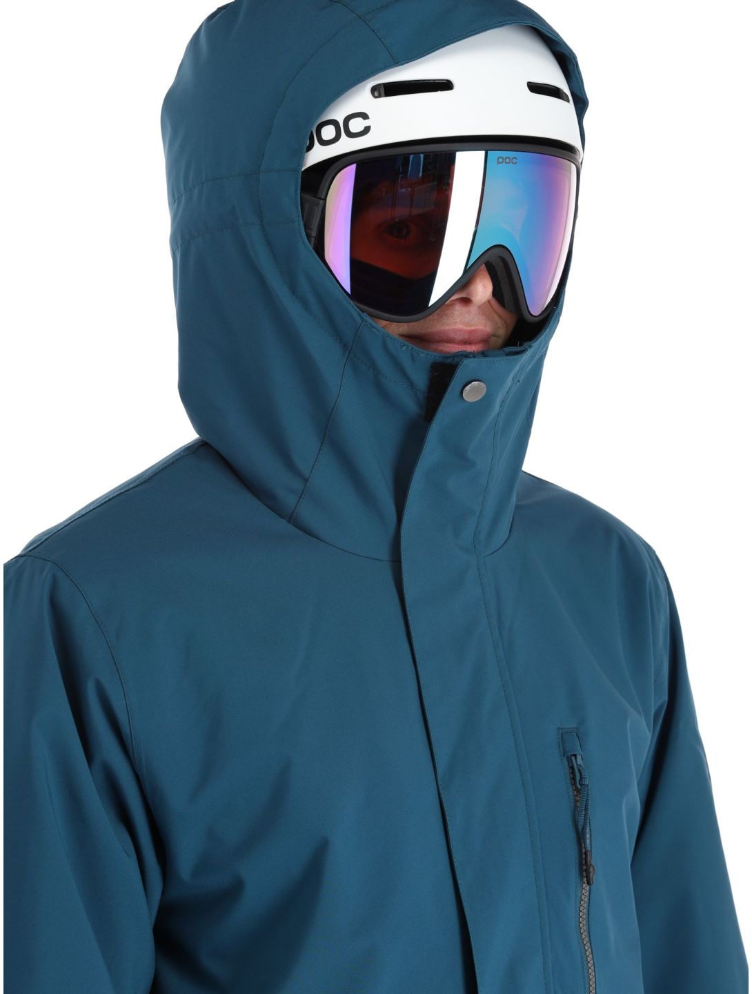 Quiksilver, Mission Solid Skijacke Herren Majolica Blue blau 