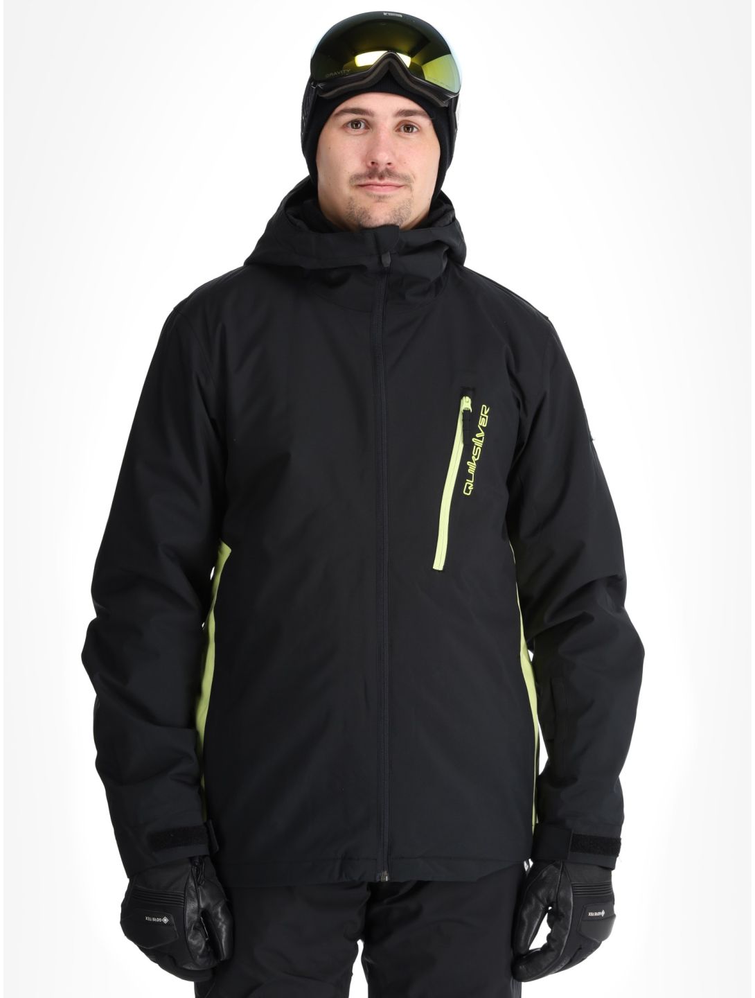 Quiksilver, Morton Skijacke Herren True Black schwarz 