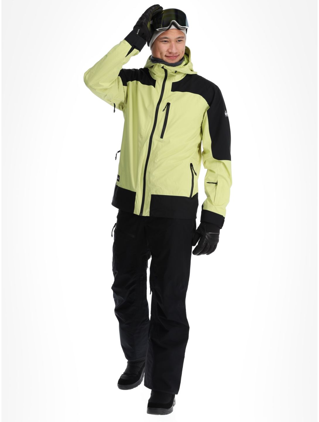 Quiksilver, Ultralight 20K Skijacke Herren Celery Green grün, schwarz 