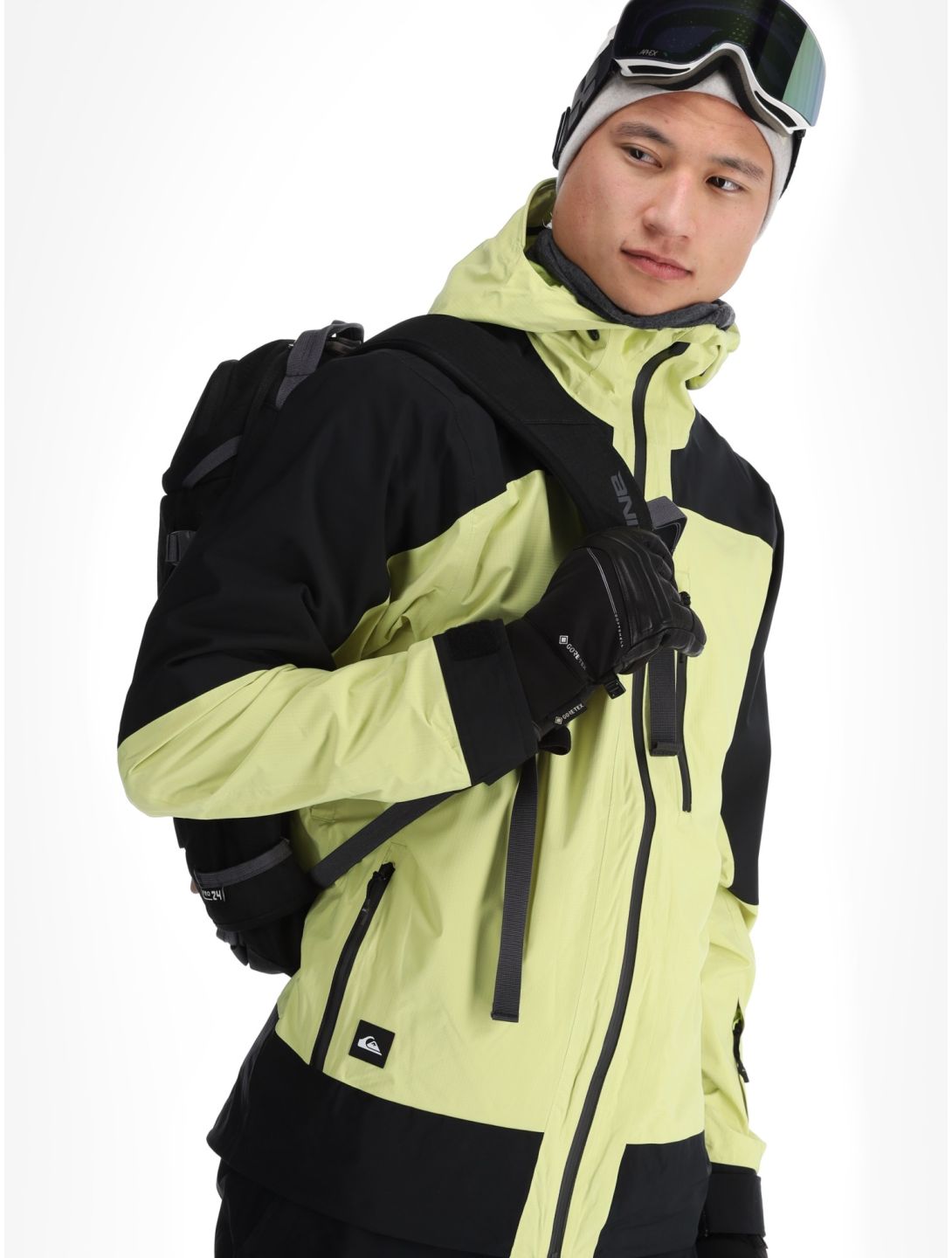 Quiksilver, Ultralight 20K Skijacke Herren Celery Green grün, schwarz 