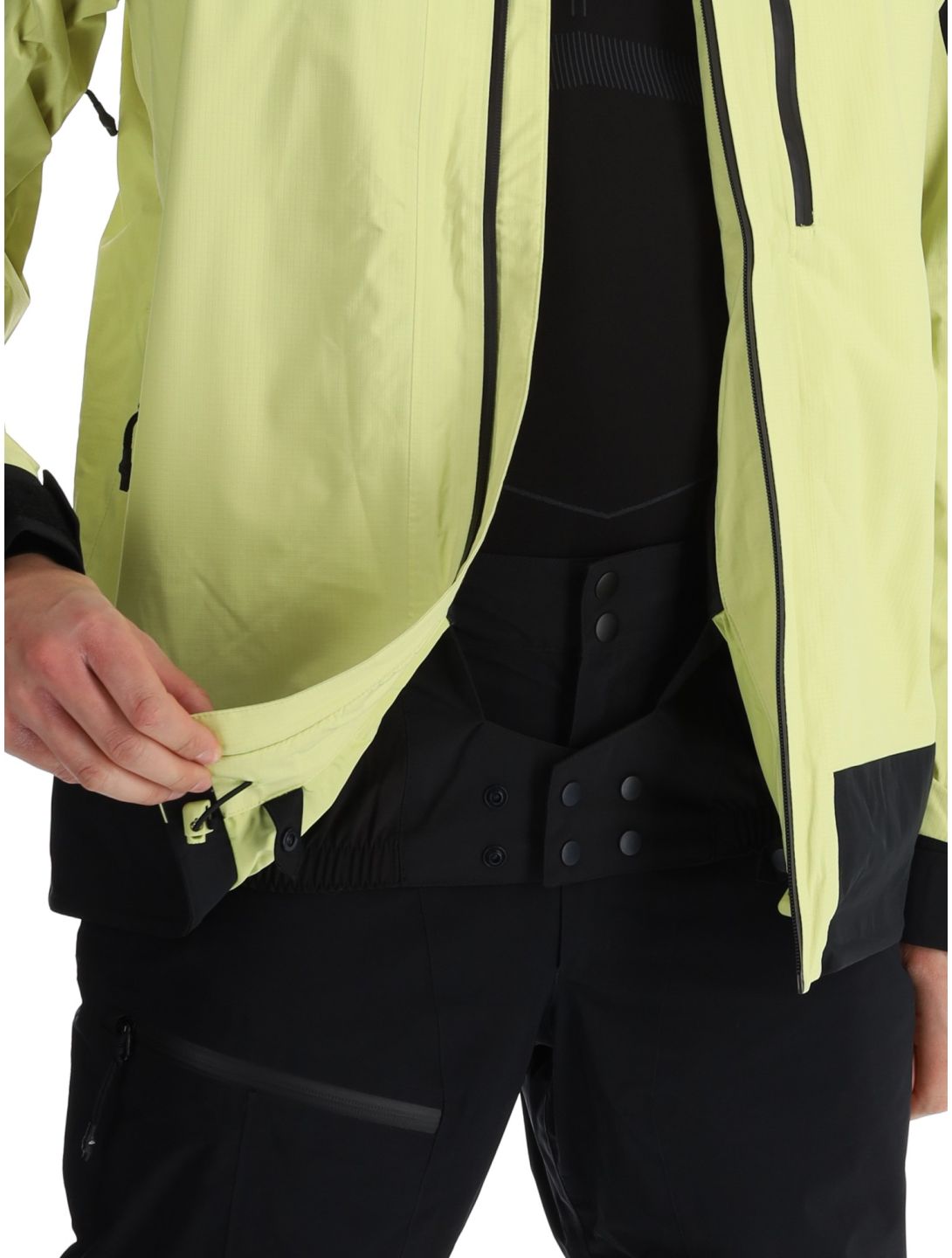 Quiksilver, Ultralight 20K Skijacke Herren Celery Green grün, schwarz 