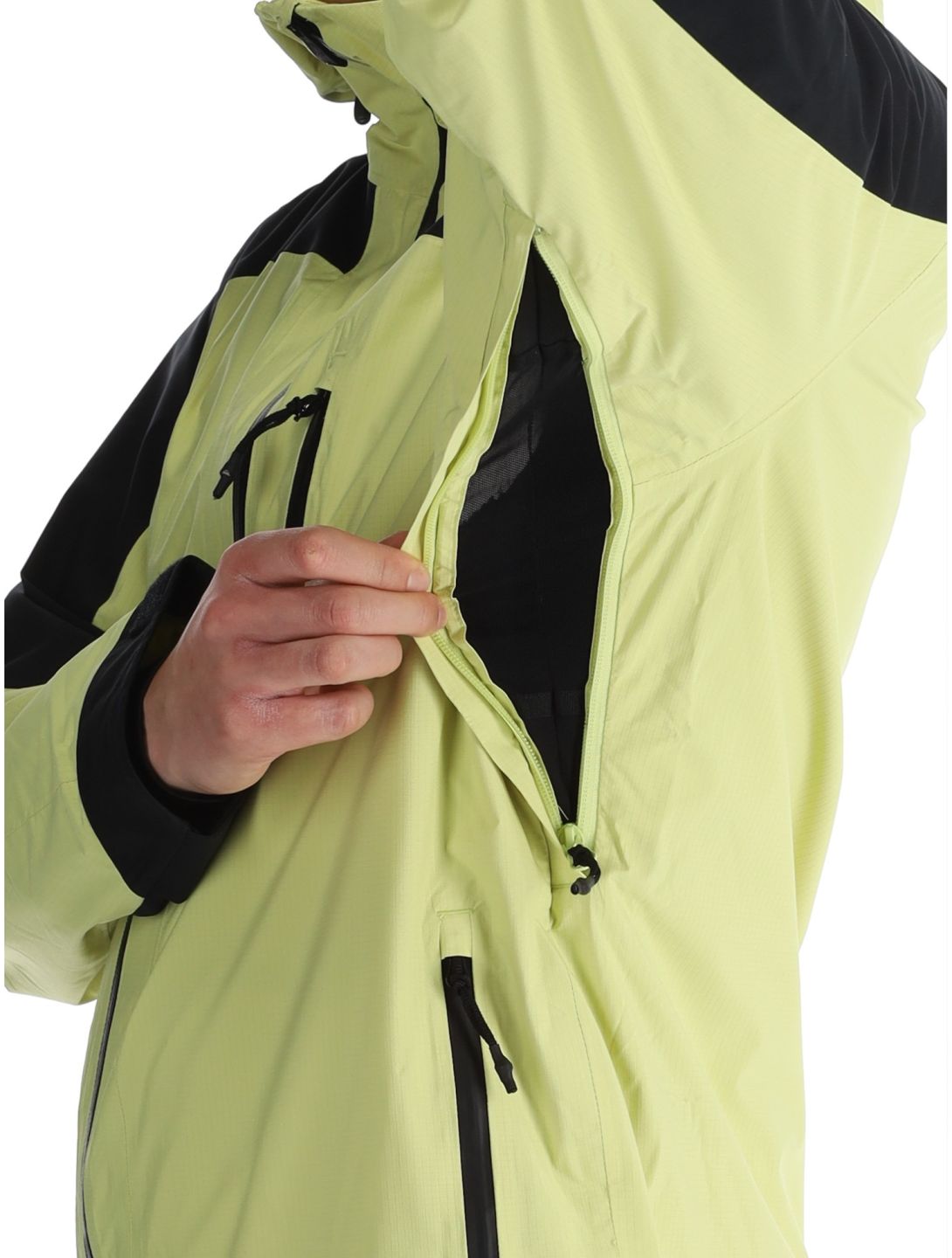 Quiksilver, Ultralight 20K Skijacke Herren Celery Green grün, schwarz 