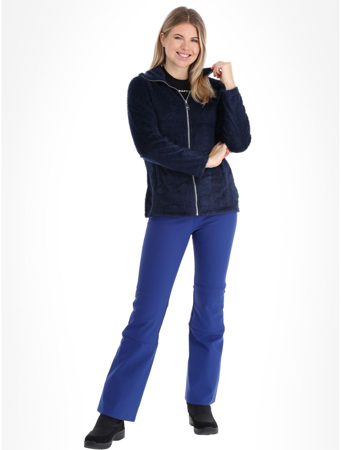 Regatta, Heloise Jacke Damen Navy Eyelash Fluffy blau 