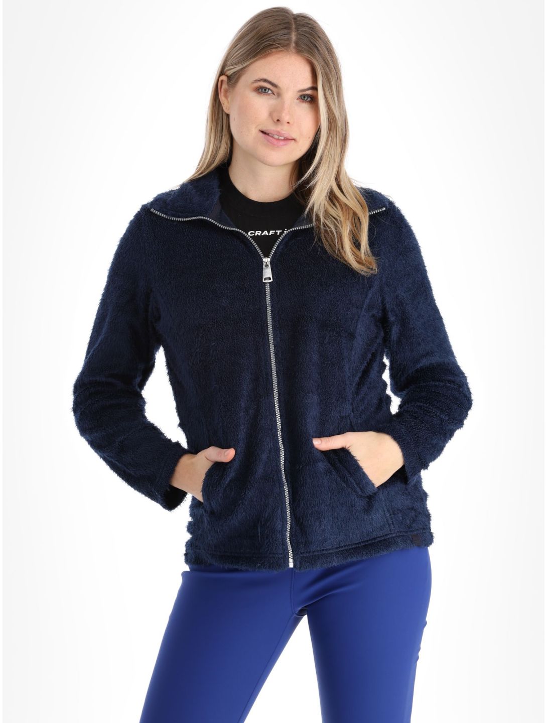 Regatta, Heloise Jacke Damen Navy Eyelash Fluffy blau 