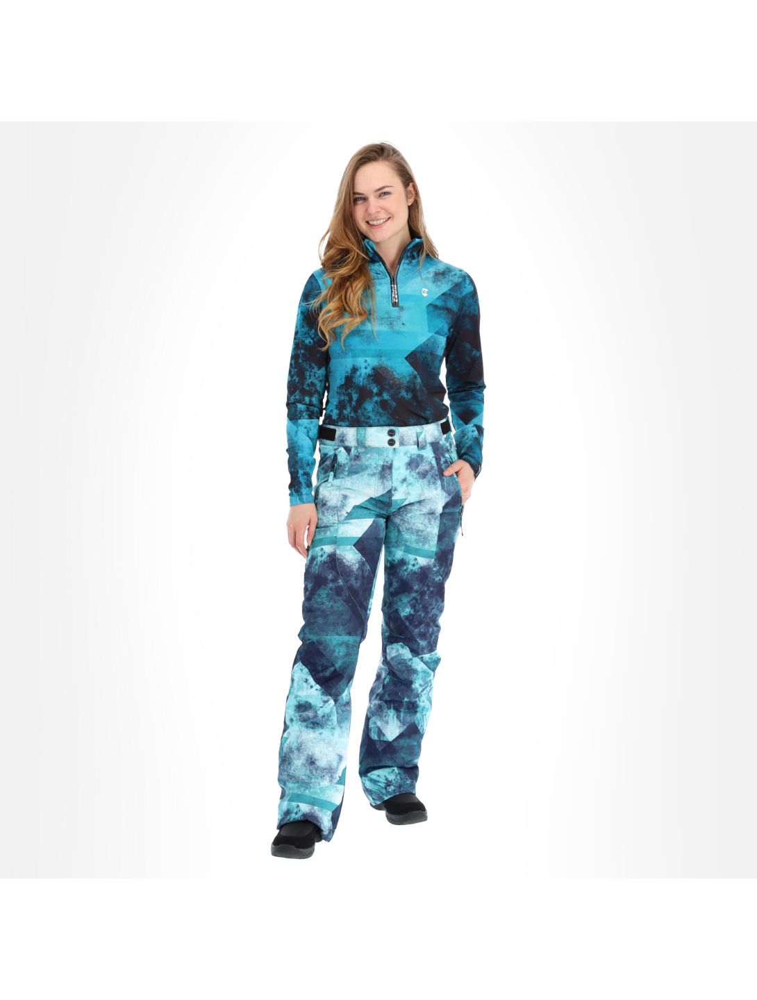 Rehall, Abbey-R Skihose Damen graphic aqua blau