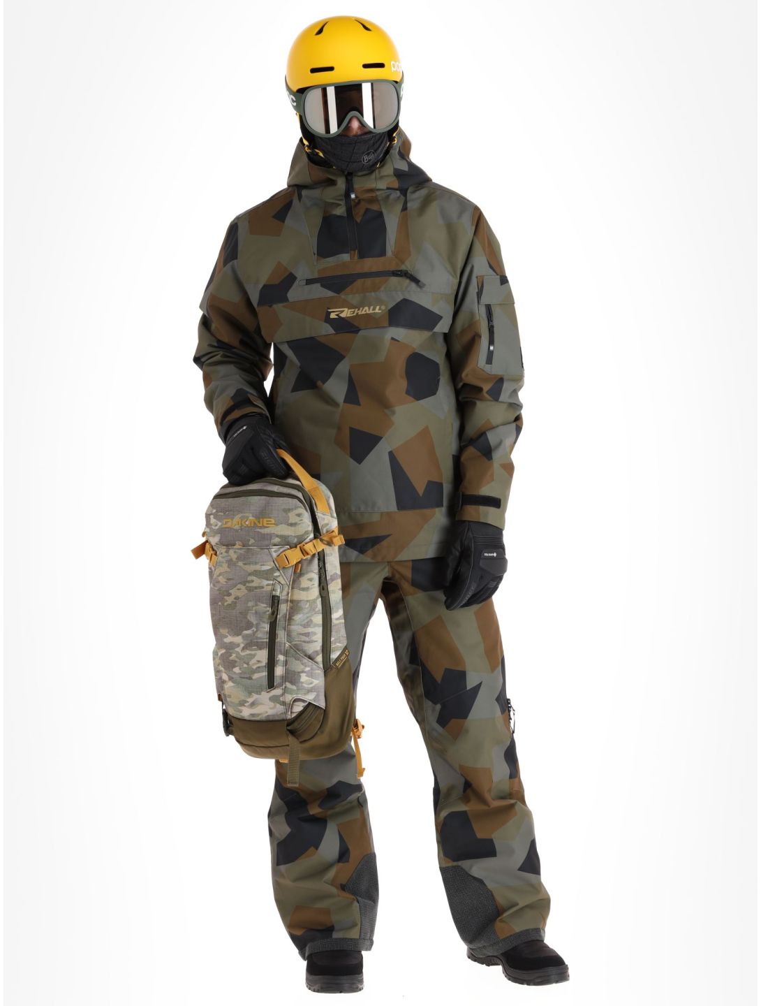 Rehall, Artrix-R Winter Anorak Herren Camo Olive grün 