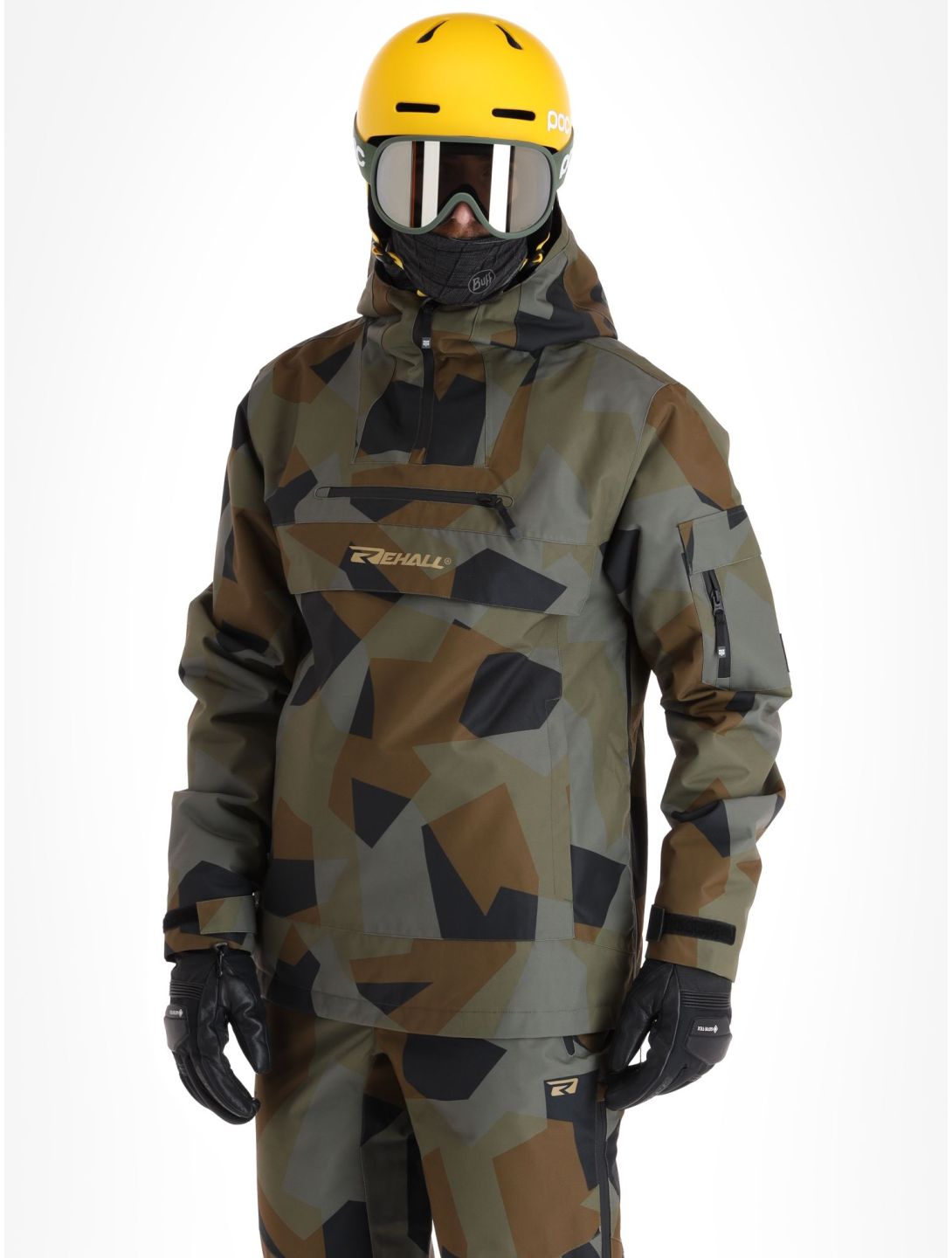 Rehall, Artrix-R Winter Anorak Herren Camo Olive grün 