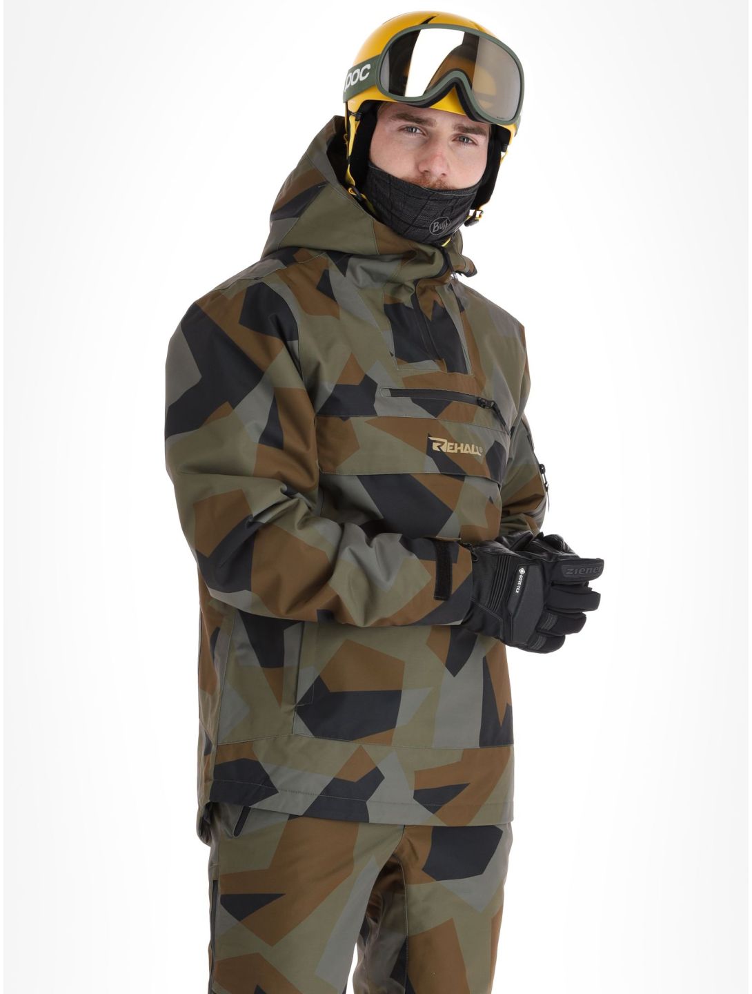 Rehall, Artrix-R Winter Anorak Herren Camo Olive grün 