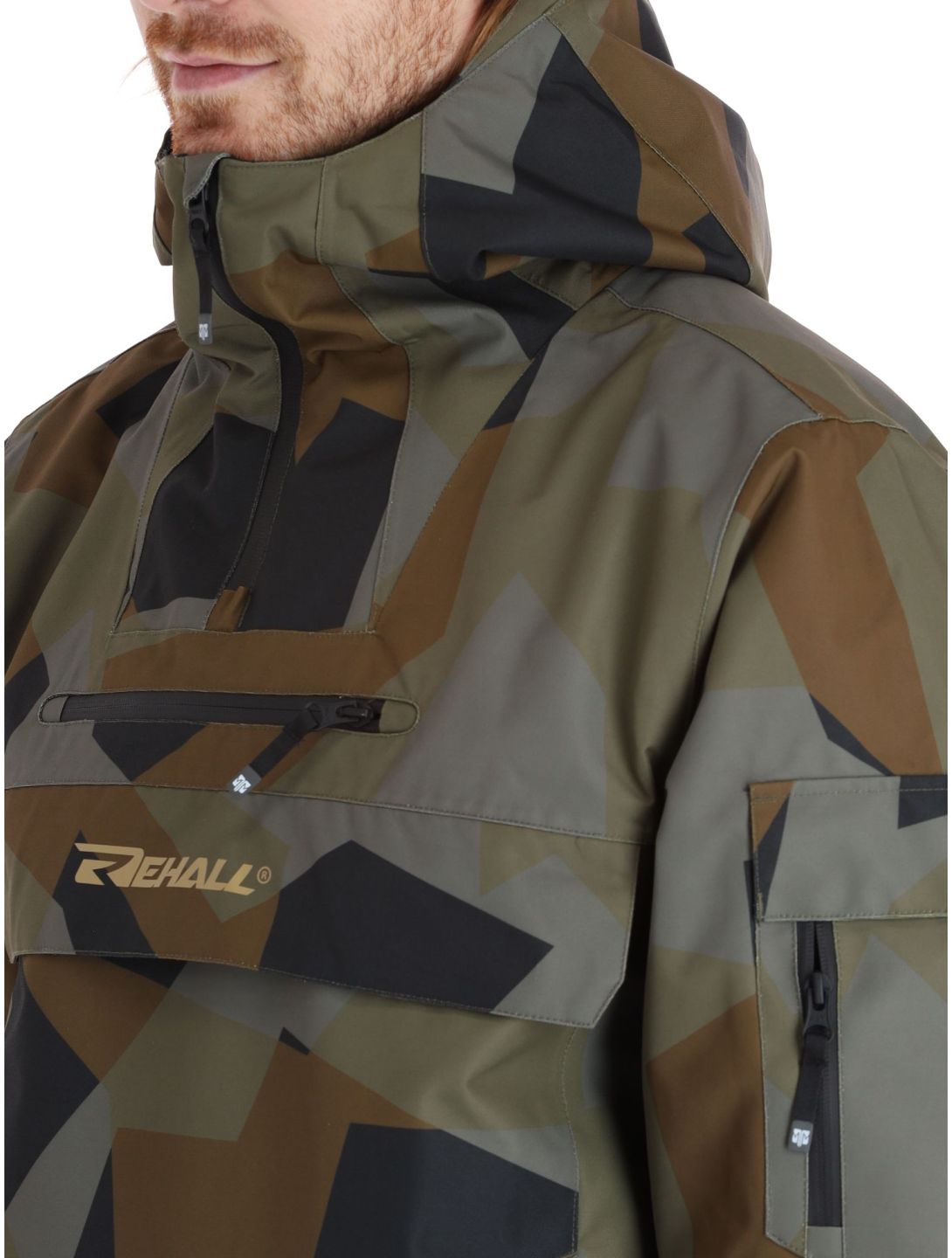 Rehall, Artrix-R Winter Anorak Herren Camo Olive grün 