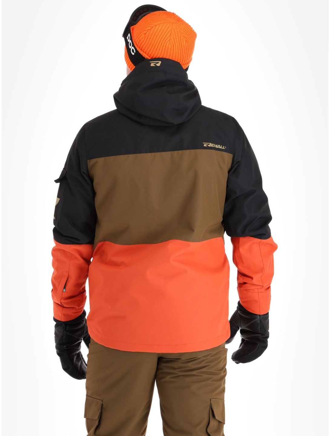 Rehall, Carls-R Skijacke Herren Rust blau, braun, orange 