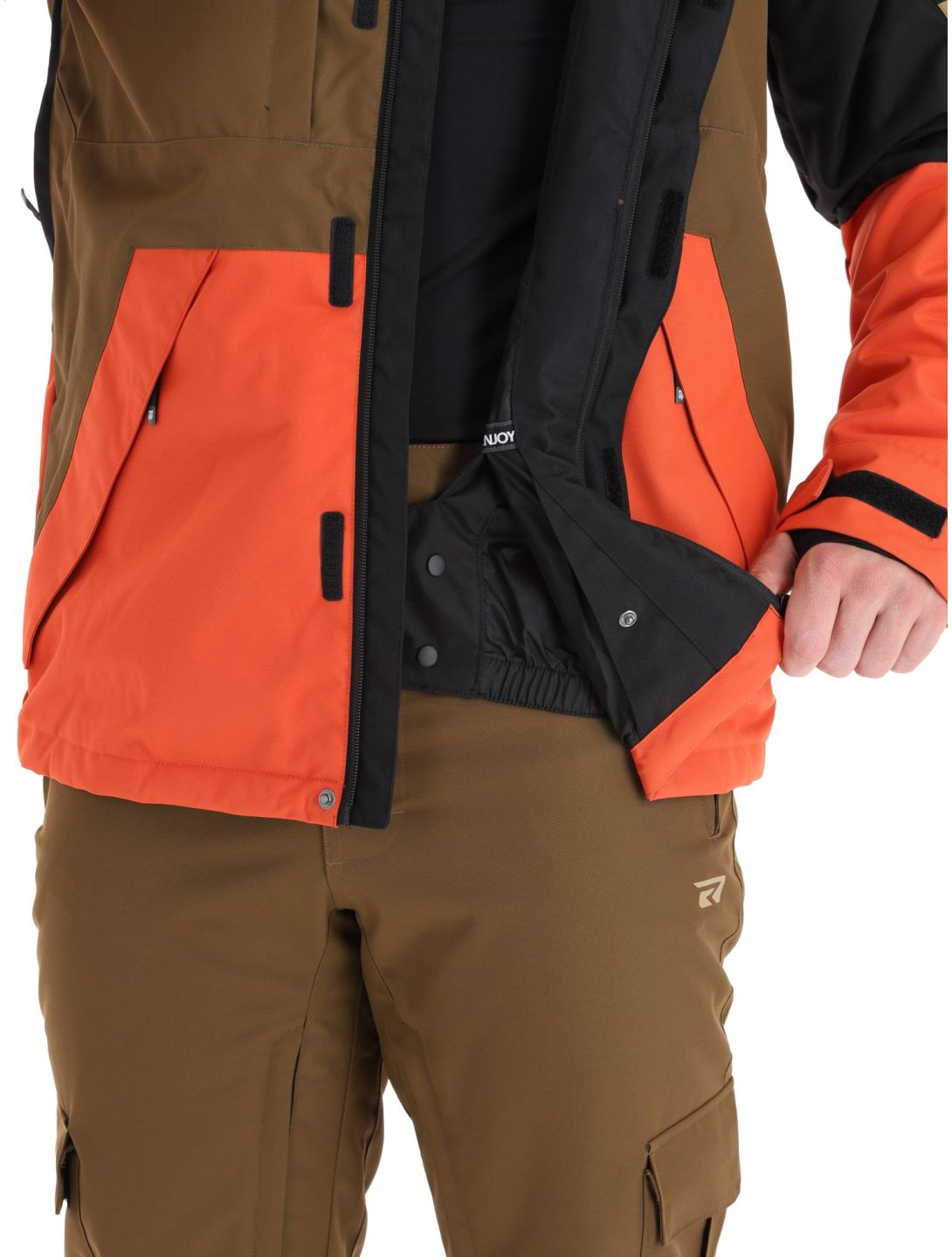 Rehall, Carls-R Skijacke Herren Rust blau, braun, orange 