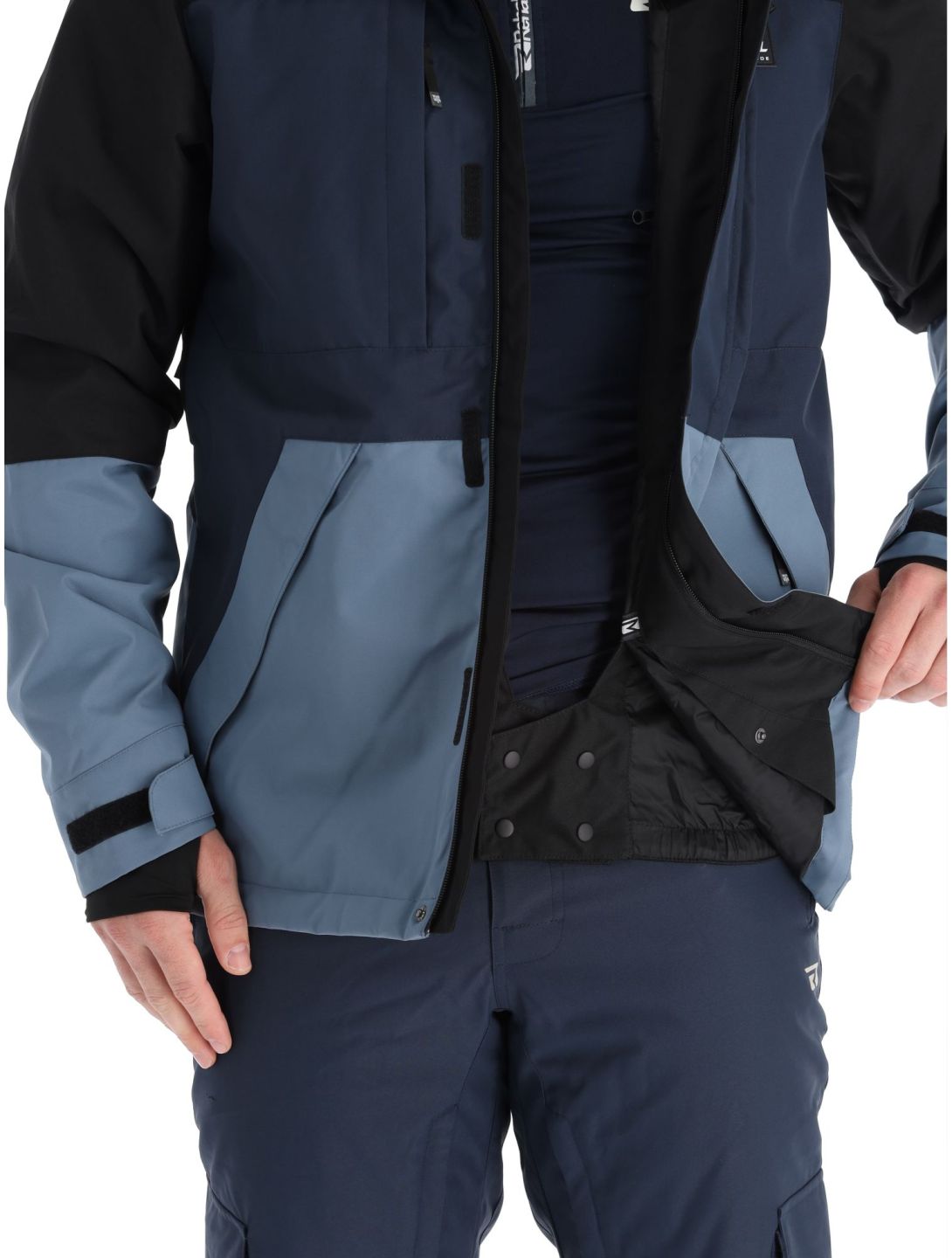 Rehall, Carls-R Skijacke Herren Steel Blue blau, schwarz 