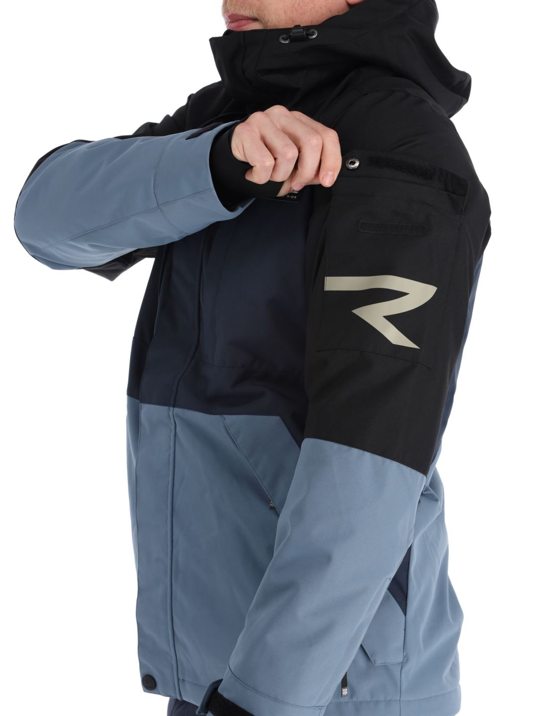 Rehall, Carls-R Skijacke Herren Steel Blue blau, schwarz 