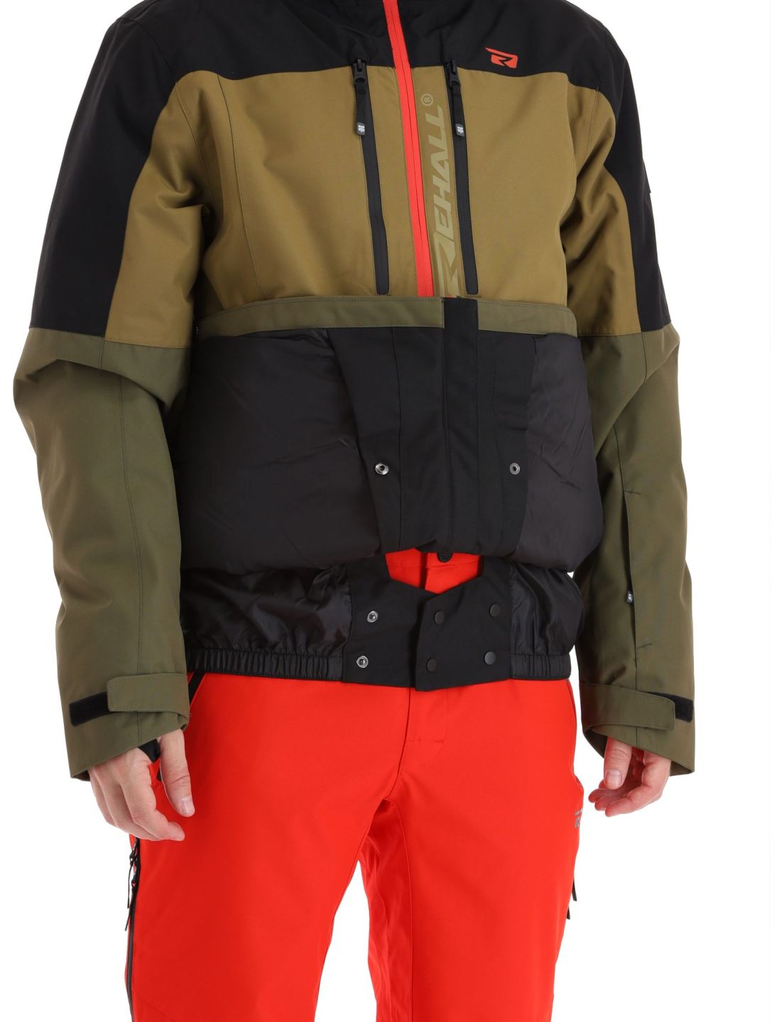 Rehall, Cropp-R Skijacke Herren Military braun, grün, schwarz 