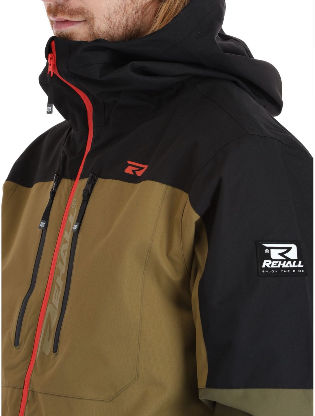 Rehall, Cropp-R Skijacke Herren Military braun, grün, schwarz 