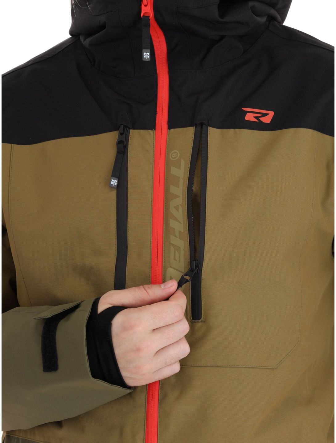 Rehall, Cropp-R Skijacke Herren Military braun, grün, schwarz 