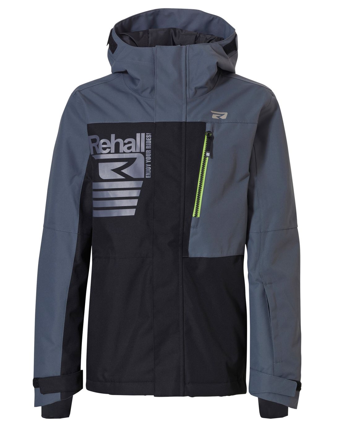 Rehall, Davey-R-Jr. Skijacke Kinder Gunmetal grau, schwarz 