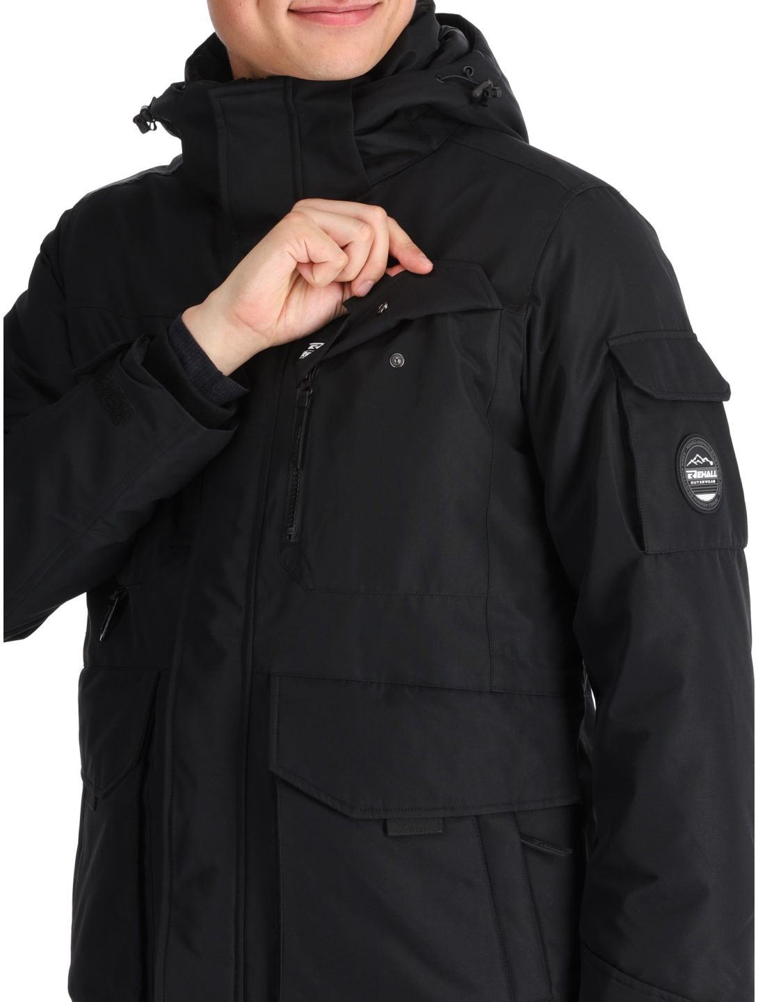 Rehall, Dean-R Skijacke Herren Black schwarz 