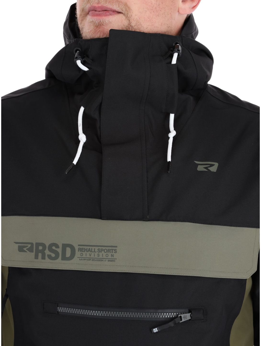 Rehall, Dennis-R Winter Anorak Herren Black grün, schwarz 