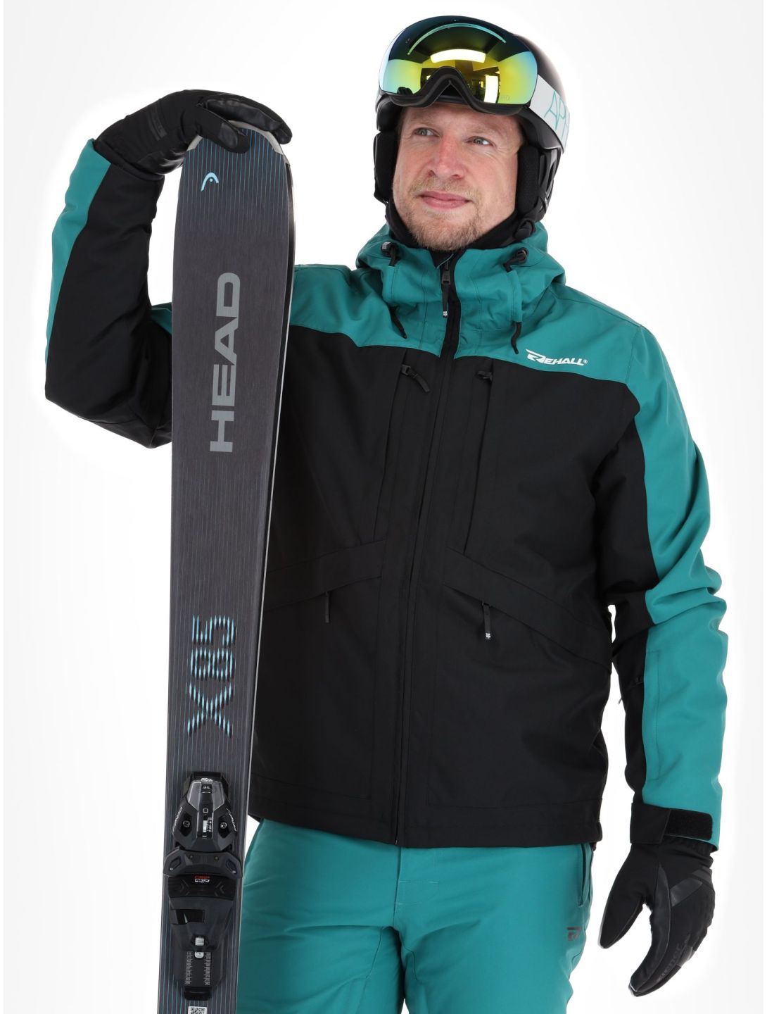 Rehall, Denver-R Skijacke Herren Teal green blau, schwarz 