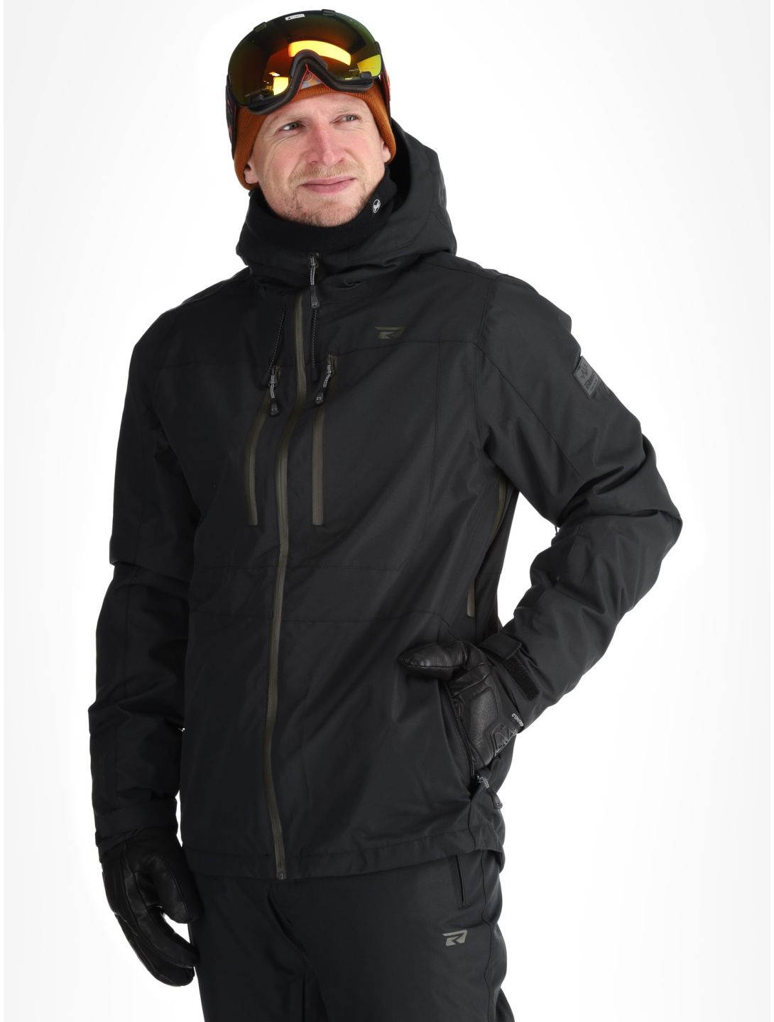 Rehall, Elgon-R Skijacke Herren Black schwarz 